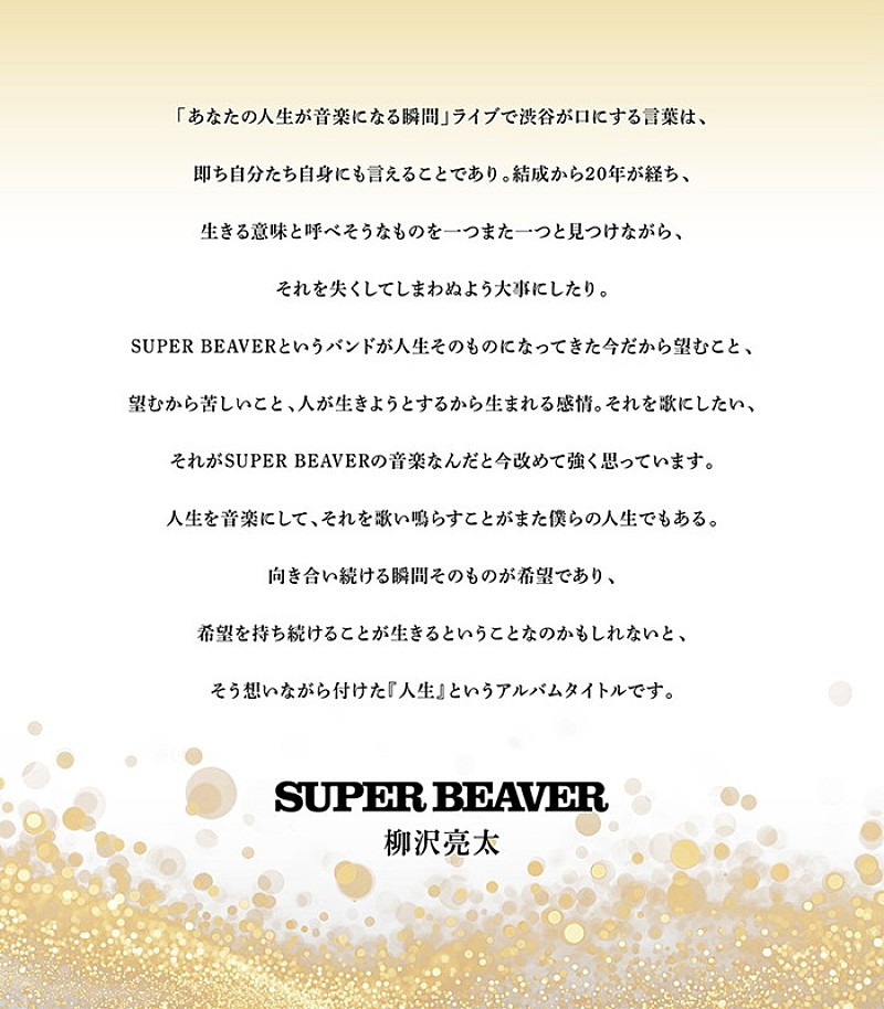 「柳沢亮太（g）コメント」3枚目/3