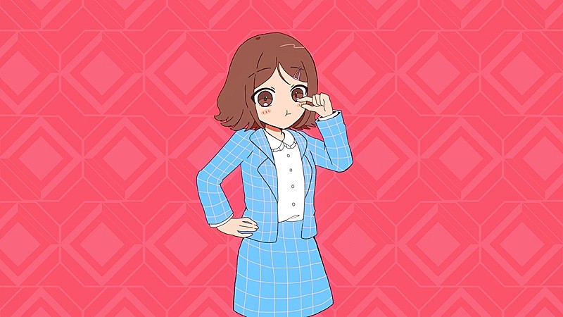 「asmi、揺れる恋心をアニメーションでも表現した「チョコっと好きよ」MV公開」1枚目/3