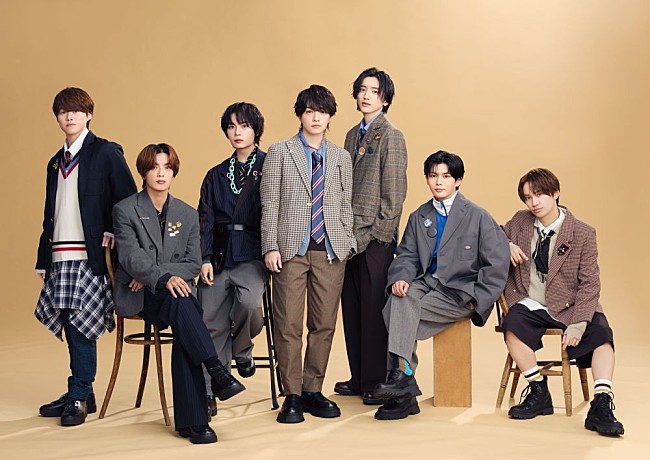 「なにわ男子、新曲「ビーマイベイベー」先行配信スタート」1枚目/2