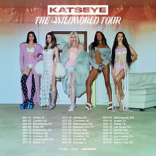 「KATSEYE、ニューEP『ワイルド』を引っ提げたワールド・ツアー開催を発表」