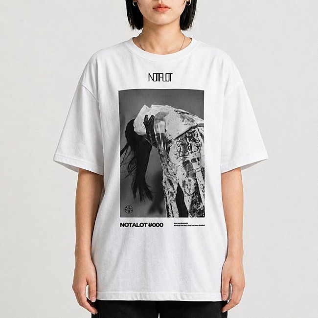 「Tシャツ「NOT A LOT #000」デザイン」5枚目/6