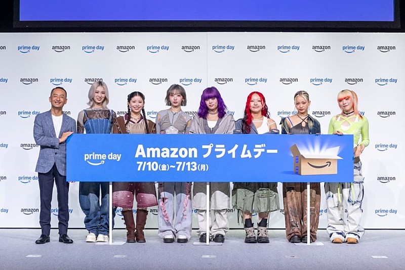 「HANA、Amazon「プライムデー」記者発表会で素顔を披露――「週3～4回荷物が届く」7人のリアルなAmazonの使い方」1枚目/10