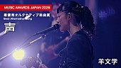 「羊文学、【MUSIC AWARDS JAPAN 2026】受賞記念で「声」日本武道館ライブ映像を公開」1枚目/3