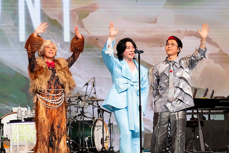 「<ライブレポート>ボーダーレスに “音を楽しむ”喜びを分かち合った【Mrs. GREEN APPLE presents『CEREMONY』」】Day1」1枚目/36