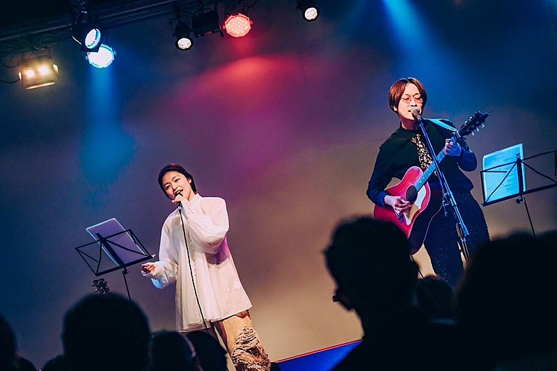 「大東まみ、倉品翔（GOOD BYE APRIL）と共演／新曲サプライズ発表＆初披露した【交差点】第2弾公演のレポート到着」1枚目/16