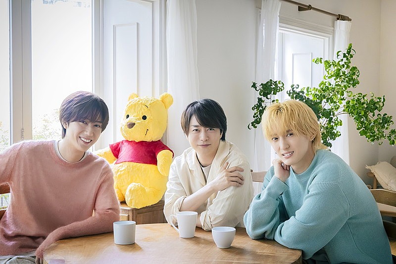 「櫻井翔/阿部亮平(Snow Man)/川島如恵留(Travis Japan)、ディズニー「プーさんタイム」プロジェクトで集結」1枚目/4