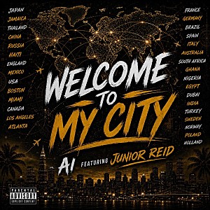 AI「AI、リミックス曲「Welcome To My City feat. Junior Reid - Remix」配信リリース」