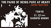 「ザ・ペインズ・オブ・ビーイング・ピュア・アット・ハート、2026年11月に来日公演決定」1枚目/1