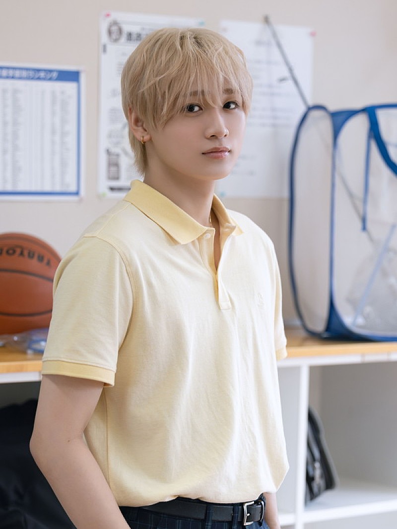 「田中笑太郎
読売テレビ ドラマDiVE『陽キャ集団にいる芹沢は、俺の前だと様子がおかしい』役写真
（C）椿ゆず・スターツ出版／「陽キャ集団にいる芹沢は、俺の前だと様子がおかしい」製作委員会」3枚目/3