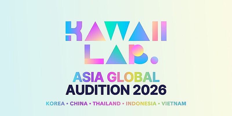 「KAWAII LAB.グローバルオーディション募集開始、アジア5か国から才能ある若者を発掘」1枚目/1