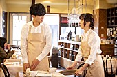 「「今夜もシリアルキラ－と待ち合わせ」「エプロン姿の磯貝さん（横山裕）に全部持っていかれた」「使う絵文字だけで若者か中年かすぐにバレるのがすごい」」1枚目/1