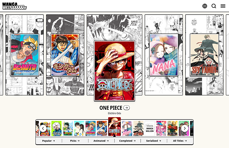「『MANGA MILLION』サービスTOP画像　(c)SHUEISHA Inc. ALL rights reserved.」2枚目/5