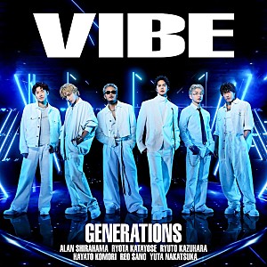 GENERATIONS「GENERATIONS、4年ぶりのCDシングル『VIBE』ジャケ写公開」