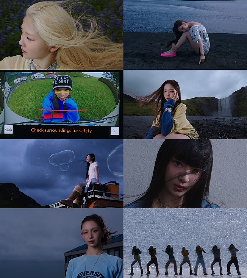 「HYBEの新ガールグループ・TUIDE、自由奔放なエネルギーが際立つ「SUN KISS」MV公開」1枚目/2