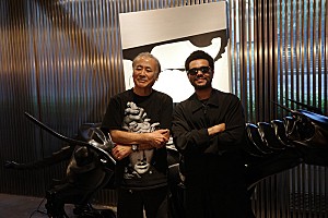 ザ・ウィークエンド「ザ・ウィークエンド×天野喜孝がコラボ、来日記念盤9/11発売　亜蘭知子との「OUT OF TIME」も配信へ」