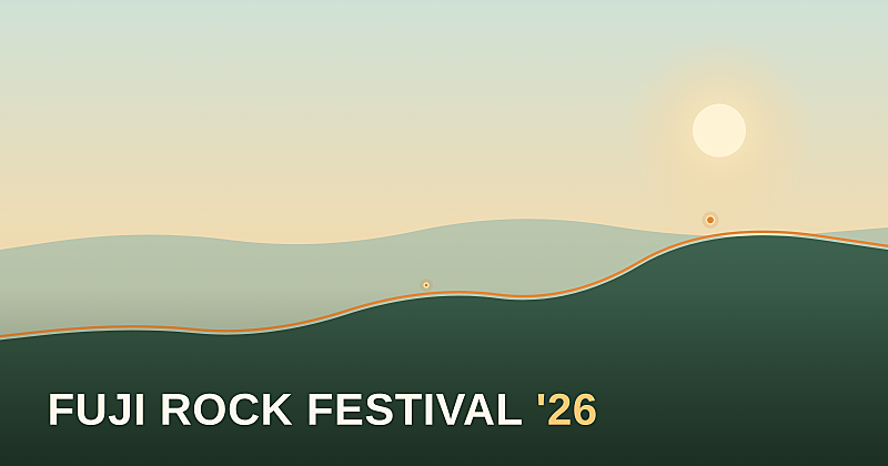 「【FUJI ROCK FESTIVAL '26】出演アーティストのストリーミング動向を調査」1枚目/3