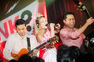 「The Biscats、川崎CLUB CITTA'での主催イベント開催決定も発表した【BLACK or PINK？】ツアー初日のレポート到着」