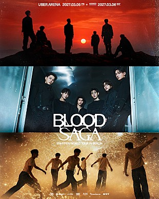 「ENHYPEN、ワールドツアー【BLOOD SAGA】ベルリン・ロンドン公演の追加開催決定」