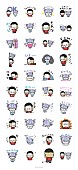 「YOASOBI、自身初のLINE公式スタンプ「YOASOBI × LINE FRIENDS」販売開始」1枚目/1
