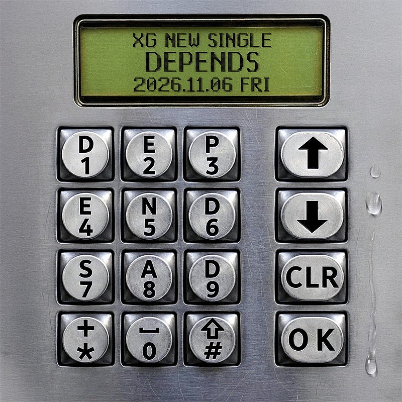 「XG 配信シングル「DEPENDS」告知画像」2枚目/3
