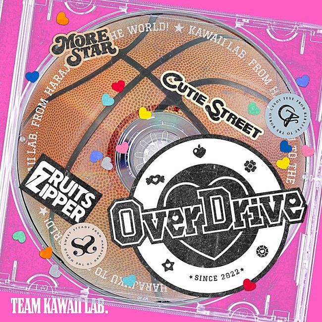 「TEAM KAWAII LAB. 配信シングル「Over Drive」」2枚目/2