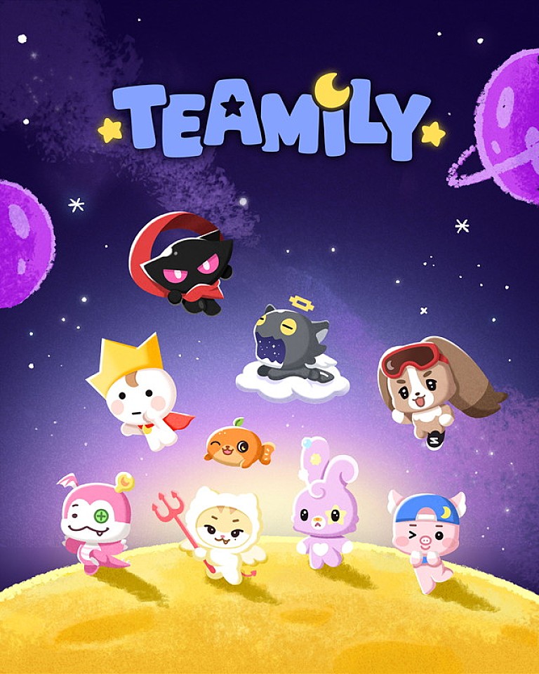 &TEAM「&TEAMの公式キャラクター「TEAMILY」誕生、制作ビハインド映像も公開」