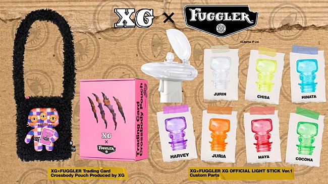 「XG×ファグラーがコラボ、メンバー自身が制作に携わったアイテム発売」1枚目/1