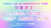 「【KAWAII LAB. 5th ANNIVERSARY TOUR】告知画像」7枚目/7