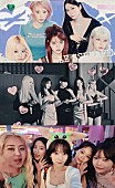 「LE SSERAFIM、新曲「AEIOU」ビジュアライザーをライブや日常の映像で構成」1枚目/2