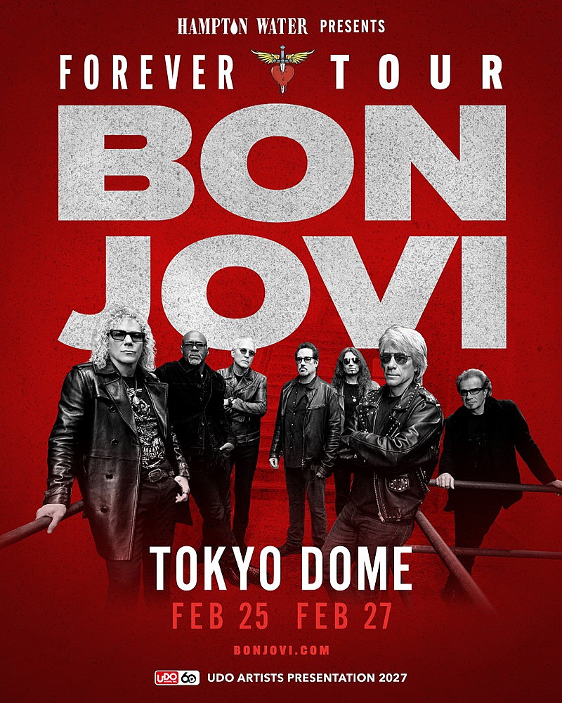 「ボン・ジョヴィ、9年ぶり来日公演決定　東京ドーム2日間」1枚目/1
