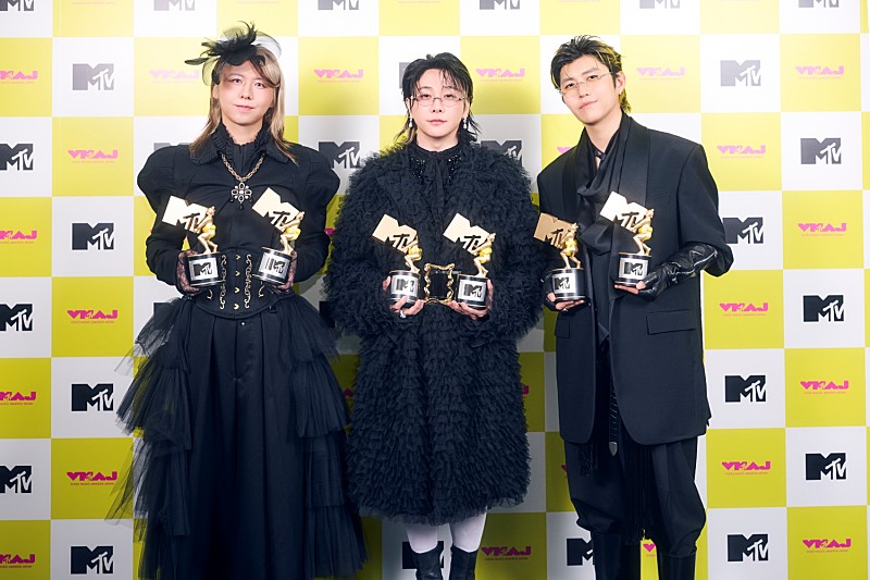 「【MTV VMAJ 2026】Mrs. GREEN APPLEが史上初となる3年連続<Video of the Year>受賞」1枚目/4