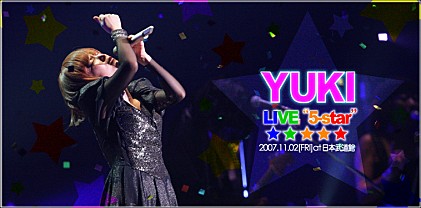 【YUKI LIVE“5-star”】