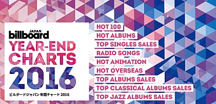 【ビルボードジャパン年間チャート 2016】様々な話題があった2016年の音楽シーンをチャートで振り返る